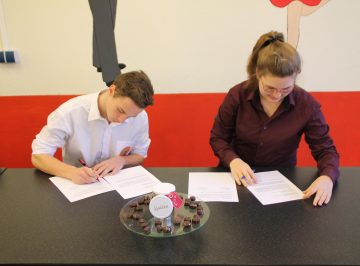 Kooperationsvertrag mit der PraLenné Schüler-Genossenschaft